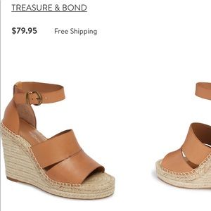 NWT Tan wedge-NEW, NEVER BEEN USED